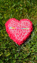 Load image into Gallery viewer, 4.5 inch HOLO Crystal Edge (HEART) Silicone Mold for Resin casting