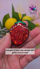 Load image into Gallery viewer, 2 inch Strawberry Worry Stone Silicone Mold for Resin
