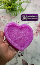 Load image into Gallery viewer, 5 inch Large Crystal Heart Silicone Mold for resin casting