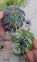 Load image into Gallery viewer, 6 inch HOLO Monstera Leaf Silicone Mold for Resin
