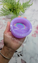 Load image into Gallery viewer, 2.8 inch HOLO Faceted Round Base Silicone Mold for Resin