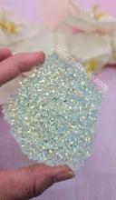 Load image into Gallery viewer, 3.25 inch Resin Crystal (Blue with Irredescent Background)