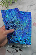 Load image into Gallery viewer, High Gloss BLUE Leaf - Dichroic Sheet