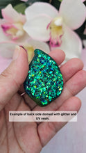 Load image into Gallery viewer, 2 inch Leaf Worry Stone Silicone Mold for Resin