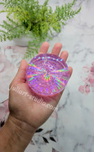 Load image into Gallery viewer, 2.8 inch HOLO Faceted Round Base Silicone Mold for Resin