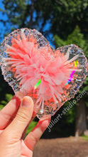 Load image into Gallery viewer, 5.5 inch HOLO Crystal Edge Heart (Style 2) Silicone Mold for Resin casting