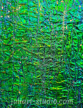 Load image into Gallery viewer, GREEN CRACKLE - Dichroic Sheet - Large size