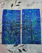 Load image into Gallery viewer, High Gloss BLUE Leaf - Dichroic Sheet