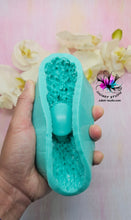 Load image into Gallery viewer, 5 inch Crystal Pebble Rock Tealight Holder Silicone Mold for Resin casting