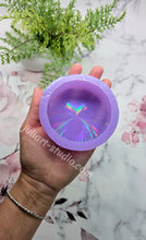 Load image into Gallery viewer, 2.8 inch HOLO Faceted Round Base Silicone Mold for Resin