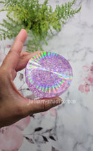 Load image into Gallery viewer, 2.8 inch HOLO Faceted Round Base Silicone Mold for Resin
