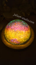 Load image into Gallery viewer, 3 inch Resin Crystal Dome Light (including LED Light Base)