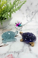 Load image into Gallery viewer, 2.5 inch Druzy Turtle / Tortoise Silicone Mold for Resin casting