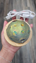 Load image into Gallery viewer, Resin Moon Light (with Shiny Crater Holes)