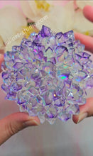 Load image into Gallery viewer, 4 inch Crystal Dahlia Cluster Silicone Mold for Resin