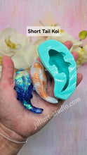 Load image into Gallery viewer, 2.9 inch Short-Tail Koi Fish Silicone Mold for Resin