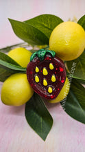 Load image into Gallery viewer, 2 inch Strawberry Worry Stone Silicone Mold for Resin