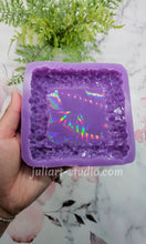 Load image into Gallery viewer, 4 inch HOLO Crystal Edge (SQUARE) Silicone Mold for Resin casting