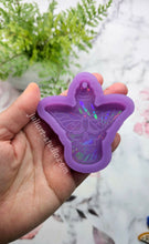 Load image into Gallery viewer, 2.75 inch HOLO Skull Moth Potion Keychain Silicone Mold for Resin