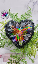 Load image into Gallery viewer, 4.5 inch HOLO Crystal Edge  (HEART) Silicone Mold for Resin casting