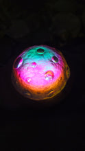 Load image into Gallery viewer, Resin Moon Light (with Shiny Crater Holes)