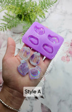 Load image into Gallery viewer, HOLO Druzy Agate Earrings Silicone Mold for Resin