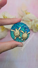 Load image into Gallery viewer, 1.9 inch Sea Turtles Worry Stone Silicone Mold