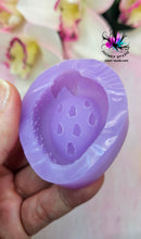 Load image into Gallery viewer, 2 inch Strawberry Worry Stone Silicone Mold for Resin