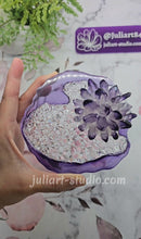 Load image into Gallery viewer, 4.5 inch Thin Druzy Insert Silicone Mold for Resin