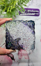 Load image into Gallery viewer, 4.75 inch Thin Druzy Insert Silicone Mold for Resin
