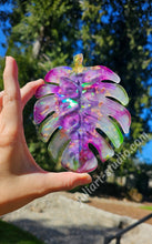 Load image into Gallery viewer, 6 inch HOLO Monstera Leaf Silicone Mold for Resin