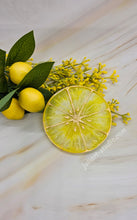 Load image into Gallery viewer, 4 inch Lemon Slice Coaster Silicone Mold for Resin Coasters