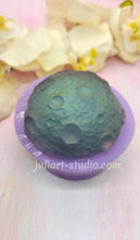 Load image into Gallery viewer, 3.2 inch 3D Crater Moon Silicone Mold for Resin