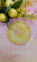 Load image into Gallery viewer, 4 inch Lemon Slice Coaster Silicone Mold for Resin Coasters
