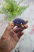 Load image into Gallery viewer, 2.5 inch Druzy Turtle / Tortoise Silicone Mold for Resin casting
