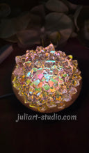Load image into Gallery viewer, 4 inch Crystal Dahlia Cluster Silicone Mold for Resin