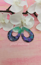 Load image into Gallery viewer, 1.26 inch Druzy Teardrop Earrings Silicone Mold for Resin casting