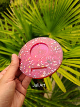 Load image into Gallery viewer, 4 inch Candle Base Silicone Mold for Resin Casting
