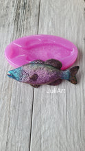 Load image into Gallery viewer, 4.5 inch 3D Bass Fish Silicone Mold for Resin casting
