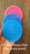 Load image into Gallery viewer, 2.75 inch or 3.5 inch Fine Druzy Disk Insert Silicone Mold