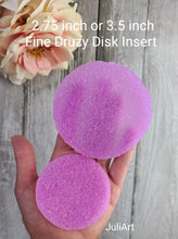 Load image into Gallery viewer, 2.75 inch or 3.5 inch Fine Druzy Disk Insert Silicone Mold