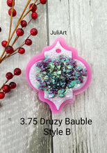 Load image into Gallery viewer, 3.75 inch Druzy Bauble Silicone Mold for Resin