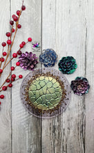 Load image into Gallery viewer, 3.5 inch Crackle Texture Insert Silicone Mold for Resin