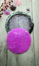 Load image into Gallery viewer, 6 inch Druzy Disk Insert Silicone Mold for Resin