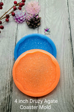 Load image into Gallery viewer, 4 inch Druzy Agate Coaster (#DC-A)  Silicone Mold for Resin casting