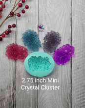 Load image into Gallery viewer, 2.75 inch MINI Crystal Cluster Silicone Mold for Resin