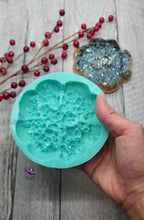 Load image into Gallery viewer, 4 inch Crystal Flower Dish Silicone Mold for Resin