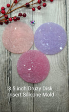 Load image into Gallery viewer, 3.5 inch Druzy Disk Insert Silicone Mold for Resin