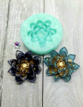 Load image into Gallery viewer, 3D Lotus Silicone Mold for Resin