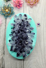 Load image into Gallery viewer, 5 inch LARGE Crystal Cluster Silicone Mold for Resin